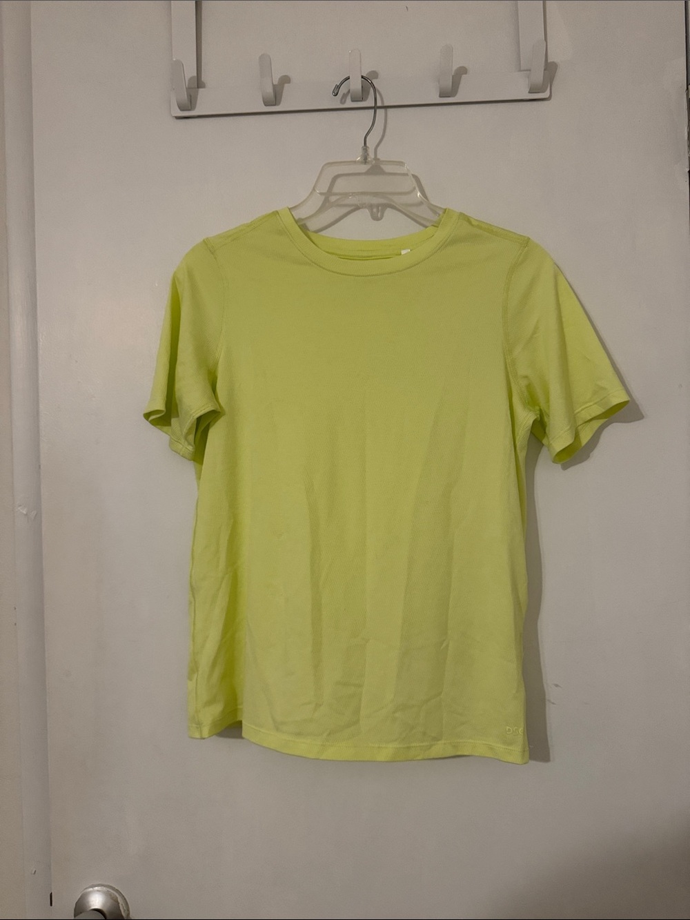 DSG Slim Fit Neon Yellow Crewneck Tee